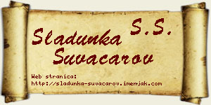 Sladunka Suvačarov vizit kartica
